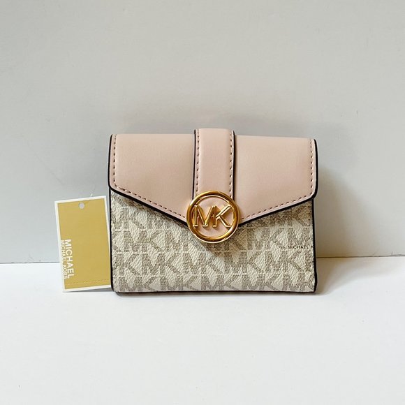 Michael Kors Bags Michael Kors Carmen Medium Flap Bifold Wallet Mk